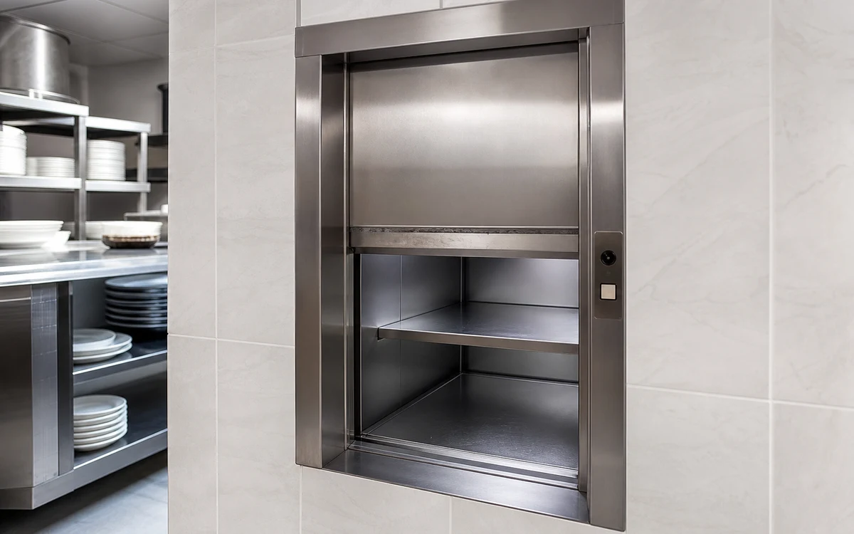 Kitchen dumbwaiter service lift